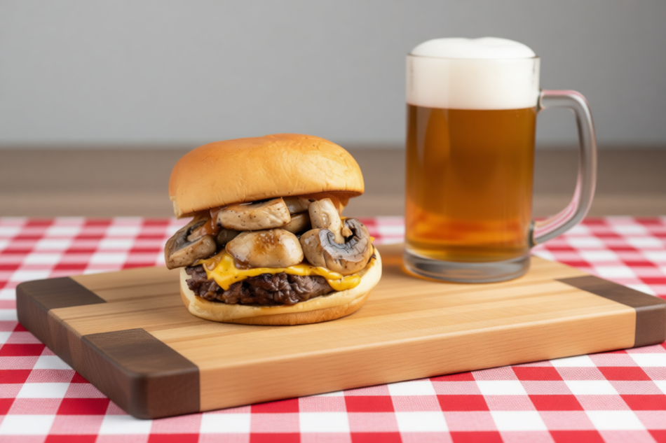 Hamburger ai funghi: guida all'hamburger perfetto